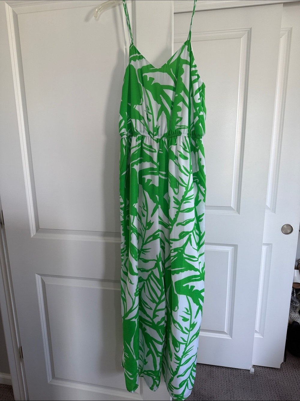 Lilly Pulitzer for Target Green and White Tropical Print Women’s One-Piece